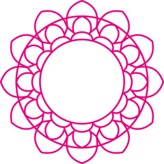 Mandala Decorative Frame