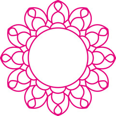 Mandala Decorative Frame