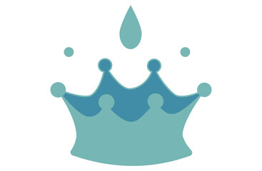 Side View of Water Droplet and Splashing Ripple