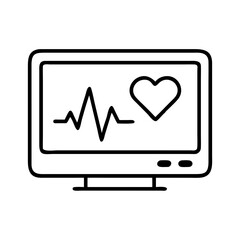 Ecg heart monitor heartbeat pulse medical health lifeline healthcare cardiology rhythm line rate 90