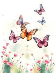 Meadow of Butterflies