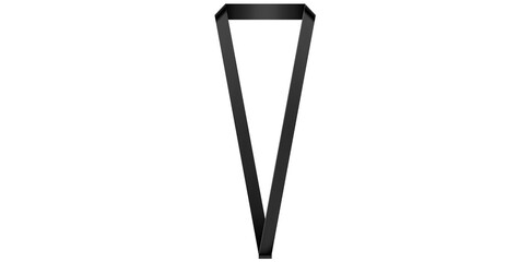 Neck Strap Lanyard Safety Breakaway For ID Name Badge Holder Vector Illustration.	