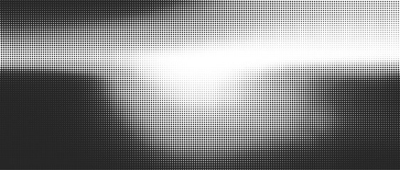 Vintage Halftone Dot Texture Background with Grunge Gradient Effect.  