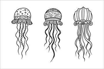 Jellyfish Silhouette Vector | Ocean Sea Life Clipart SVG & PNG Files

Minimalist Jellyfish Vector | Marine Animal Silhouette for Cricut & Print

Jellyfish SVG Bundle | Underwater Sea Creature Vector C