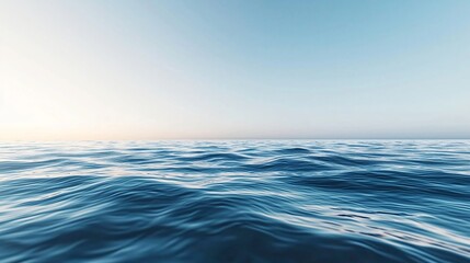 Obraz premium Serene Ocean Waves at Dawn's Embrace of excellence in splendor beyond compare with grace in style