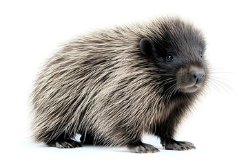 Fototapeta premium Baby Porcupine: Quills, Paws, Wildlife