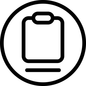 Clippy Outline Style Icon