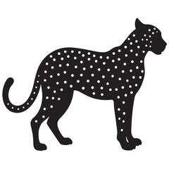 Fototapeta premium A Cheetah Silhouette