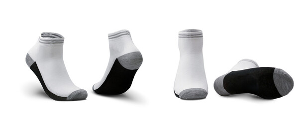 Breathable ankle socks with cushioned heels for everyday active comfort and clean style