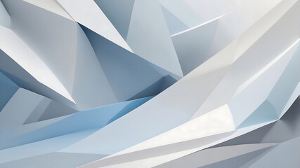 Abstract Geometric Shapes Composition Modern design featuring interlocking geometric shapes, ideal for technology or art-related projects