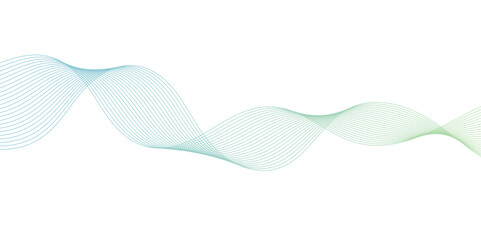 Abstract Flowing Wave Lines on White. Smooth Fluid Lines Abstract Art for background