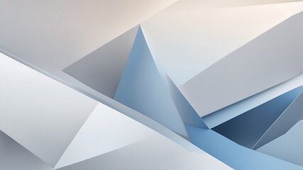 Abstract Geometric Shapes Composition Modern design featuring interlocking geometric shapes, ideal for technology or art-related projects
