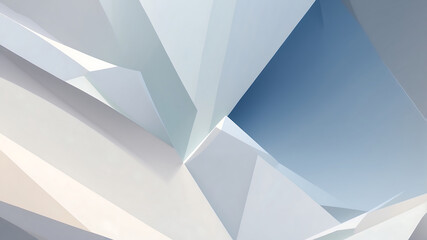 Abstract Geometric Shapes Composition Modern design featuring interlocking geometric shapes, ideal for technology or art-related projects