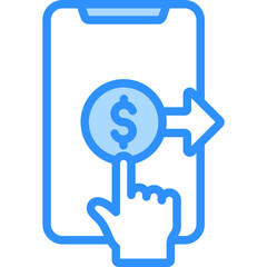 Transfer Per Click Icon