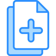 Fototapeta premium Add Paper Icon