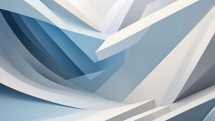 Abstract Geometric Shapes Composition Modern design featuring interlocking geometric shapes, ideal for technology or art-related projects