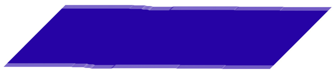 Navy blue brush stroke isolated in png transparent background - Title label.