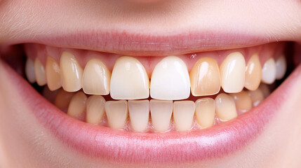 Fototapeta premium close up of a young woman with a smile