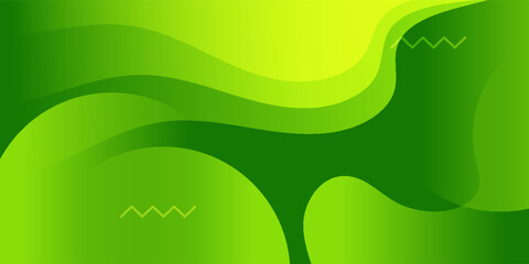 Abstract green geometric background. Art and Illustration