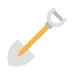 Shovel flat icon
