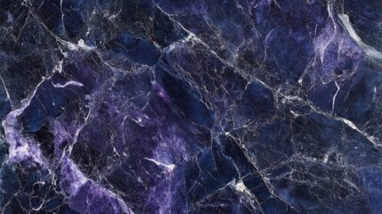 Deep indigo and violet marble surface texture.