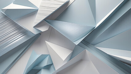 Abstract Geometric Paper Texture This image features layered paper shapes creating a dynamic visual suitable for web and print design
