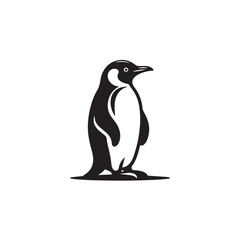 Obraz premium penguin on white background