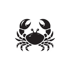 Obraz premium black and white crab