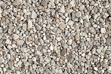 Photo of Pile of small pebble stones. Background texture for backdrops or mapping