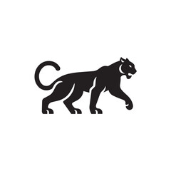 Obraz premium vector illustration of a panther 