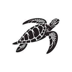 Fototapeta premium vector illustration of a turtle