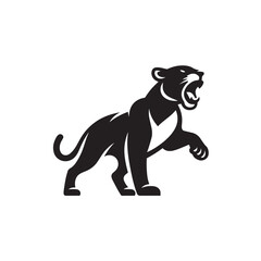 Obraz premium vector illustration of a panther