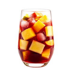 glass of fruit juice isolated on transparent background png