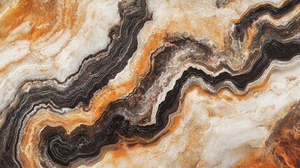 Obraz premium Intricate marbled design, featuring flowing lines of various colors.