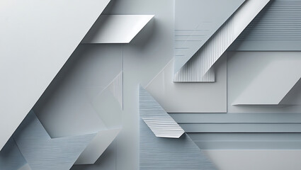 Abstract Geometric Paper Texture This image features layered paper shapes creating a dynamic visual suitable for web and print design