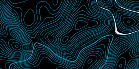 Abstract design with black and white abstract papercut and multi-layer cutout geometric pattern on vector Topographic canyon geometric map relief texture with curved layers beautiful design.	
