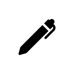 Single pen icon. Minimalist design vector