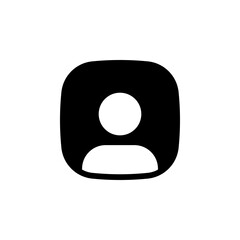 user or profile icon. Perfect for use in website design, mobile apps