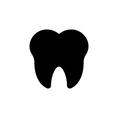 Tooth icon. Perfect for dental clinics, health websites, and educational materials related to oral hygiene