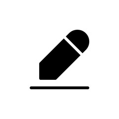 Pencil icon. represent editing, writing, or creating content. Perfect for website design, app interfaces, and graphic design projects