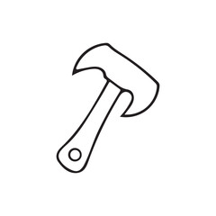 hammer isolated on white