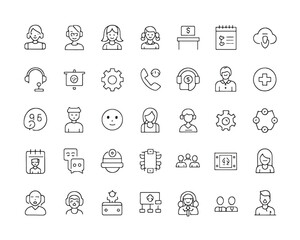 Call Center Icons Pack