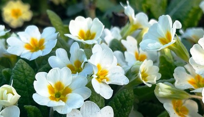 white and yellow crocuses