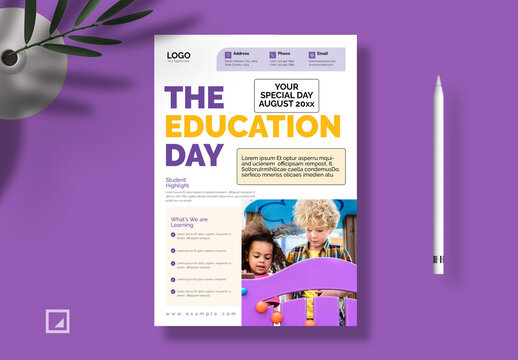Education Flyer Layout