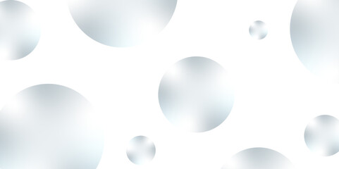 Abstract illustration of randomly arranged blue circle with radiant on white background .Graphic elements in skeuomorph design. Infographic Templates for Business Vector Illustration.	