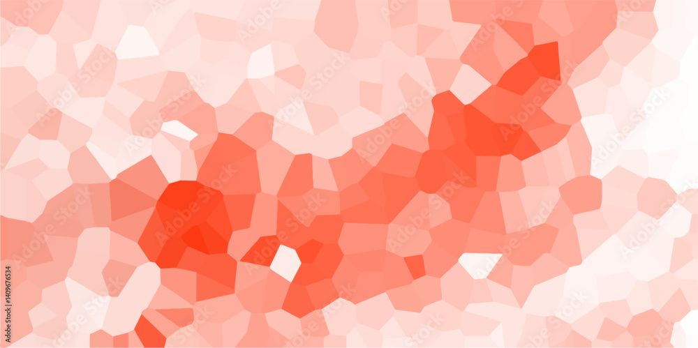 Aufkleber Abstract Low Polygon gradient Generative Crystal texture background Geometric orange colored background for interior solutions or covers. Mosaic or polygon elements for Cement kitchen decor.	