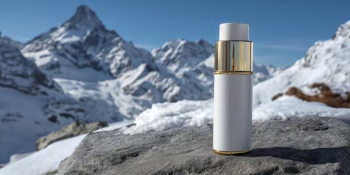 Premium Insulated Metal Container: Sustainable, Elegant Design for Winter Adventures in Stunning Mountain Landscape
