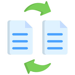 Obraz premium File Exchange Icon