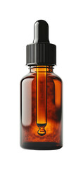Essential dropper bottle product minimalist design. Isolated on transparent background, png.