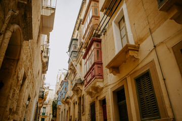 Obraz premium Valetta historical city and fortress in Malta